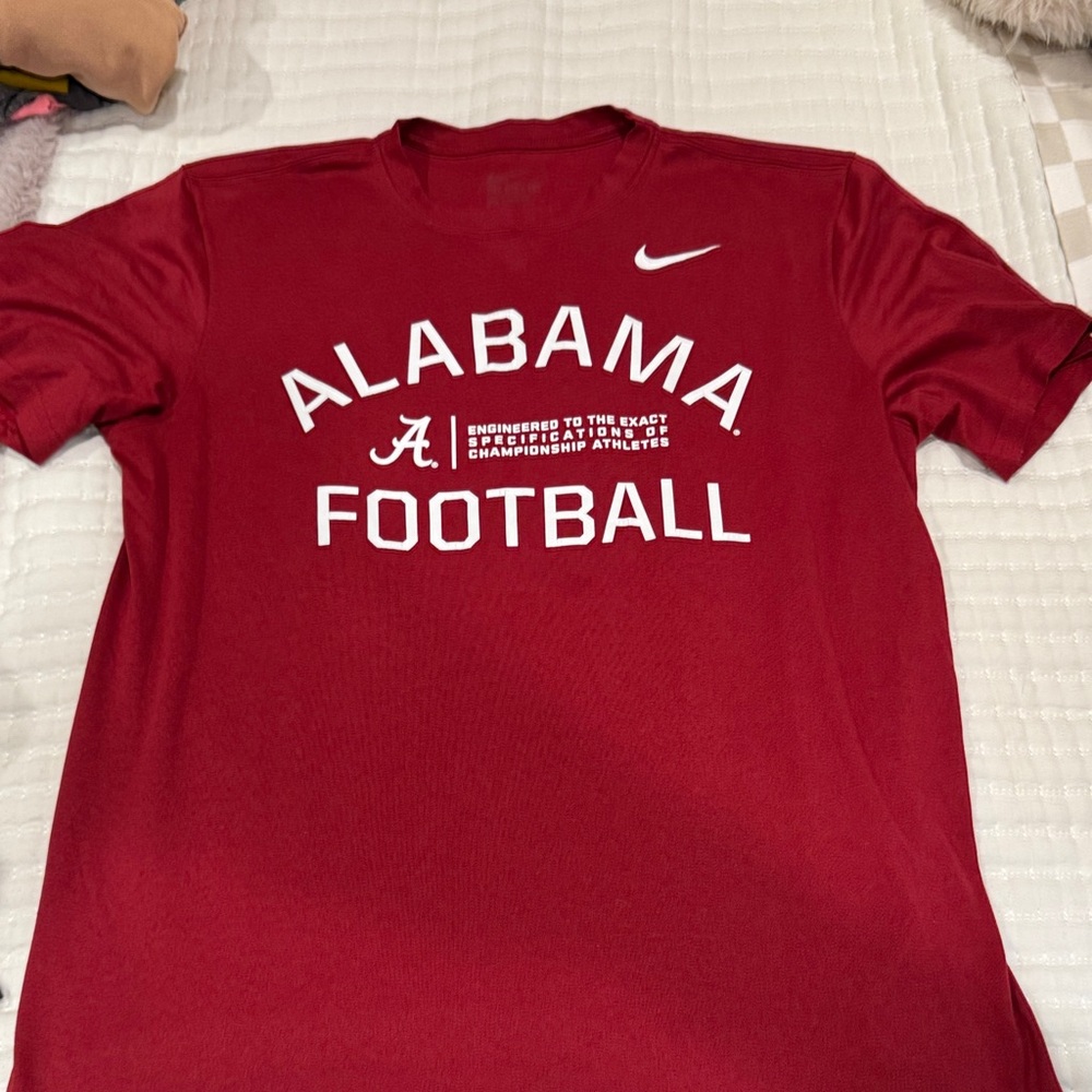 Nike Crimson Alabama Football Tee